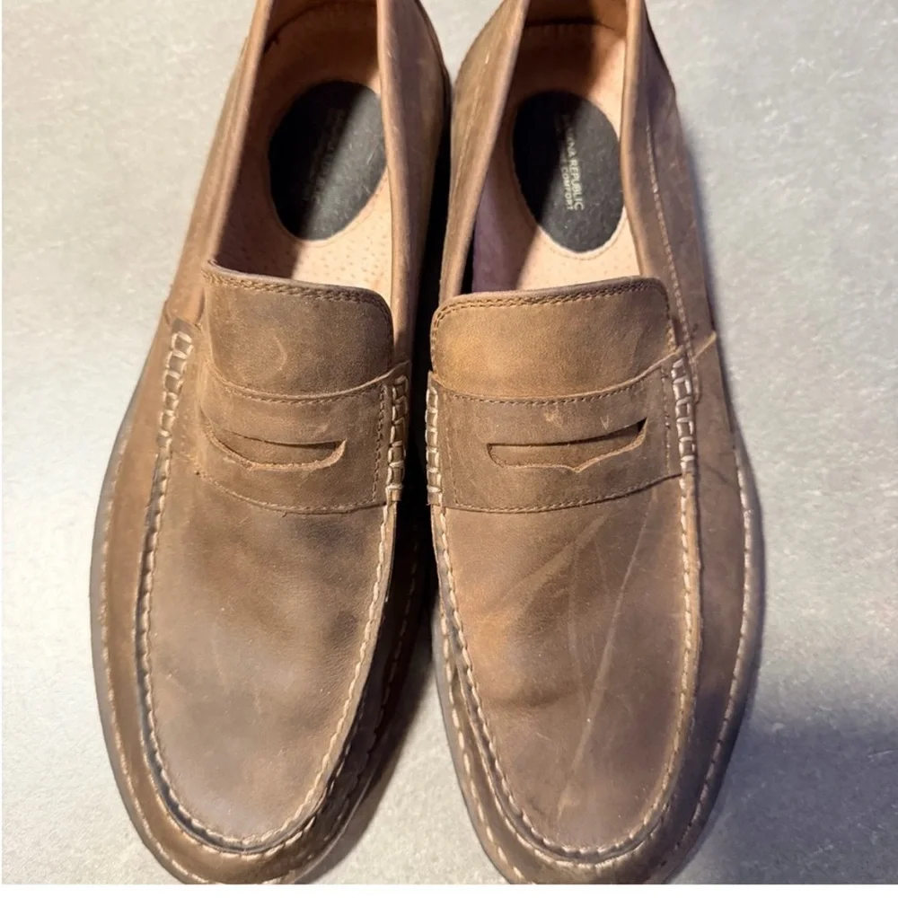 Banana Republic Brown Men Shoes 10.5
